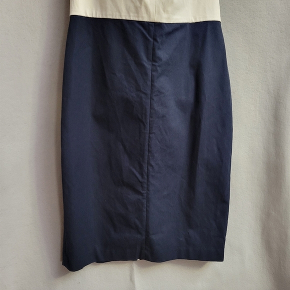 Banana Republic Navy & White sundress size 16 Tall NWT - Picture 8 of 13